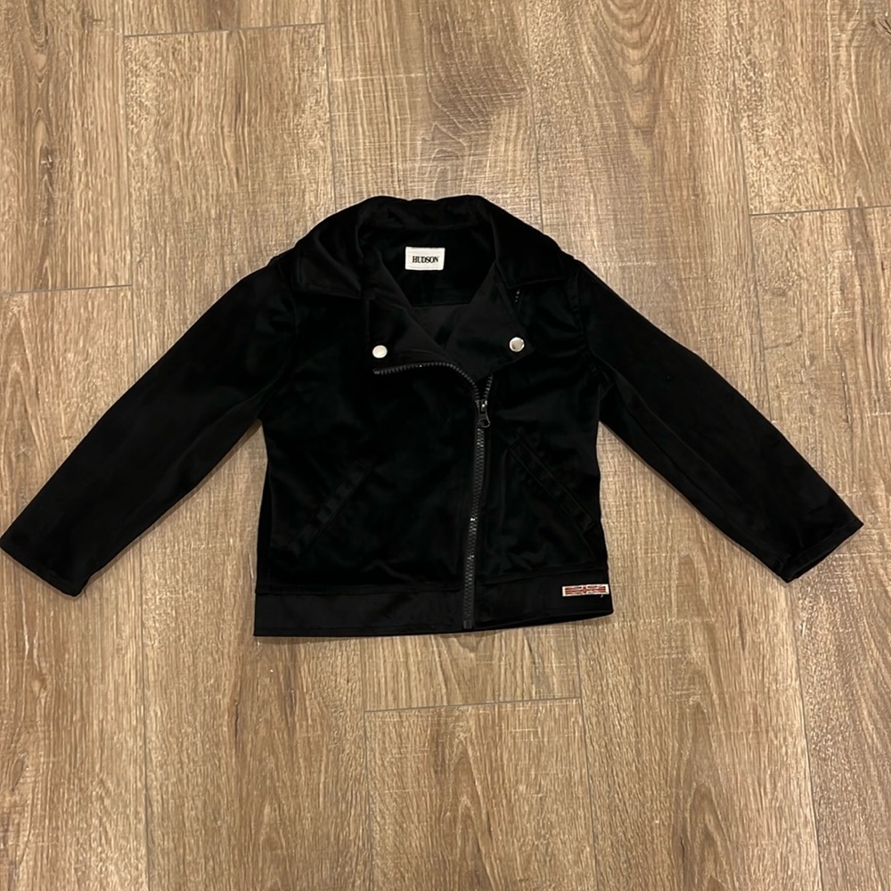 Hudson black velvet jacket.